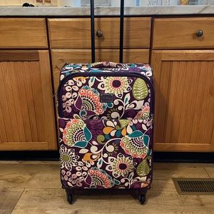 Vera Bradley Plum Crazy 27” Spinner Luggage
